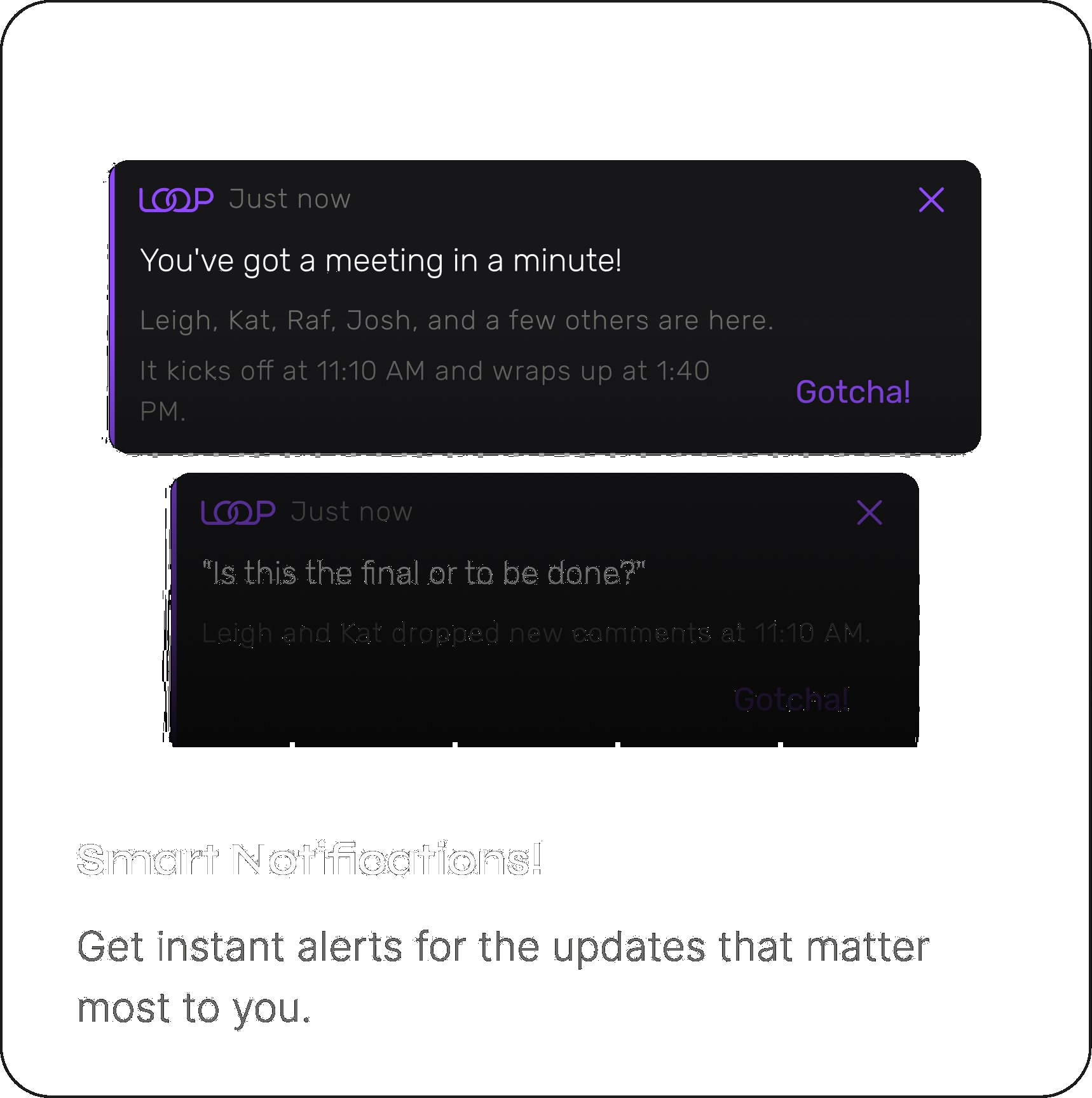 Smart Notifications